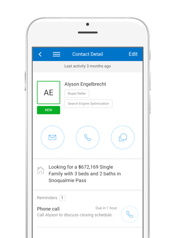 Mobile Market Leader Application.