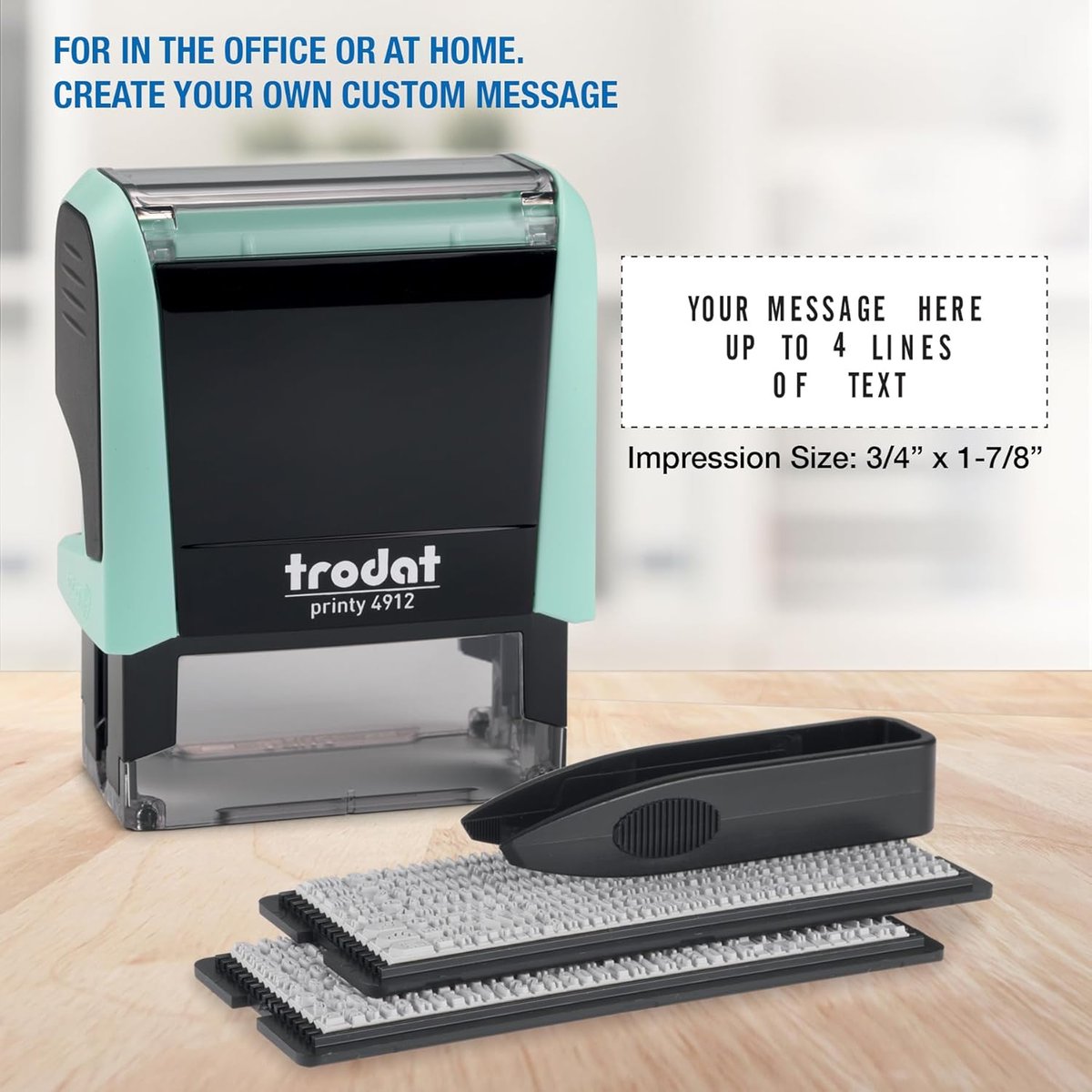 A custom stamp is the best gift for a realtor if you want something practical.